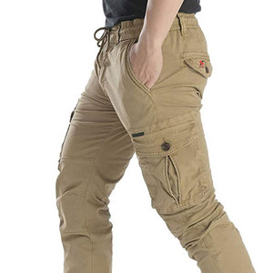 Pantalon cargo et pantalon de travail pour homme, design multi-poches, motif uni, construction durable, qualité professionnelle, style tendance. - Product Image 5