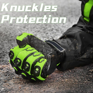High Quality PU Leather Full Finger Racing <b>Gloves</b> Unisex Motorbike Cycling Bike Sport Riding Customizable Motorcycle <b>Gloves</b> Men - Product Image 4