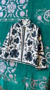 เสื้อแจ็คเก็ตคอจีนสไตล์จีน ปักลายดอกไม้ ทรงหลวม แขนยาว ผ้าฝ้าย 100% ใส่ได้ทุกฤดูกาล - Product Image 2