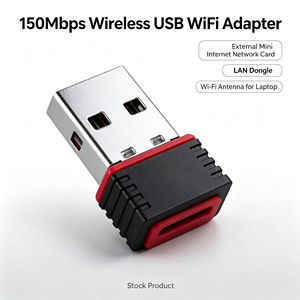 IFA03 150Mbps Mini USB WiFi <b>Adapter</b> <b>Wireless</b> External Network Card WiFi Dongle for Laptop Desktop <b>PC</b> - Product Image 2