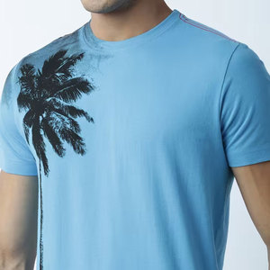 Vente Flash : T-shirts Homme Personnalisés avec Votre Logo, 100% Coton Tricoté, Impression DTG, Séchage Rapide, Respirants, Style Urbain - Product Image 5