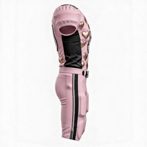 Conjunto de Uniforme de Fútbol Americano Personalizado, Jersey y Pantalones, 100% Poliéster, Impresión Sublimada, Cintura Elástica, Talla Grande, Tela de Malla Corta - Product Image 5