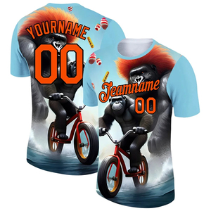 เสื้อฟุตบอลแบบยูนิเซ็กซ์ คอกลม แขนสั้น พิมพ์ลายการ์ตูนชื่อทีมและหมายเลขด้านหน้าด้วยเทคนิคฮีททรานเฟอร์ ระบายเหงื่อได้ดี - Product Image 6