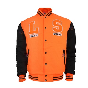 Customized Fleece Stand Collar Varsity Jackets Men Women Baseball Letterman High School College Casual Streetwear <b>Winter</b> 360g - Product Image 1