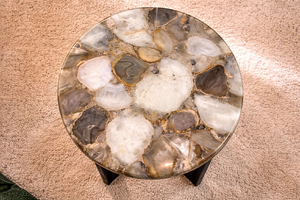 Premium Agate Stone Center <b>Table</b> Round Coffee <b>Table</b> Handmade Modern Elegant Wholesale for Home Furniture Decor - Product Image 2
