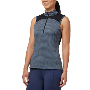 Fournisseurs en gros de sous-vêtements d'équitation pour femmes, personnalisables avec logo, manches longues, taille mi-haute, fermeture éclair, légers - Product Image 1