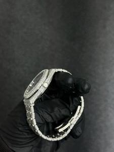 Designer Luxury Stainless Steel Sapphire ETA Automatic Mechanical Movement <b>Iced</b> <b>Out</b> VVS Moissanite <b>Watches</b> for Men Wholesale - Product Image 6