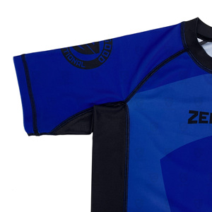 Wholesale <b>Custom</b> Sublimation <b>Shirt</b> <b>Design</b> Your Own <b>Compression</b> MMA BJJ Rash Guard with <b>Custom</b> Colors Short Sleeve OEM Service - Product Image 4