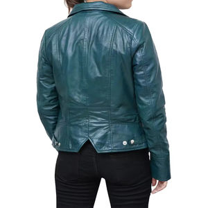 Chaqueta de Cuero Sólido para Mujer, Talla Grande, Diseño Invernal, Relleno de Algodón, Cierre de Cremallera, Directamente del Fabricante en Pakistán - Product Image 2