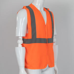 Ropa de Seguridad Reflectante para Trabajadores de Saneamiento, Chaleco de Seguridad para Construcción de Carreteras - Product Image 3