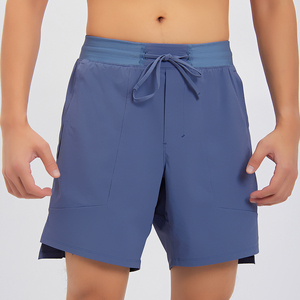Pantalones Cortos Casuales para Hombre, Diseño Personalizado OEM, Poliéster/Nailon/Spandex, Cordón Ajustable, Tejido Transpirable hasta la Rodilla, Ecológicos, de Secado Rápido - Product Image 3