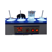 Amaze Lab Digital Flocculator Four/Six Jar Apparatus Electric Stirrer LED Display Conductivity 0-100 S/cm TDS 0-100 G/L AI-FL pH