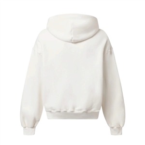 Sweat à capuche pour homme 100% coton et polyester, double fermeture éclair, couleur unie, motif imprimé hiver, style décontracté, tricoté, fermeture à capuche, ODM - Product Image 4