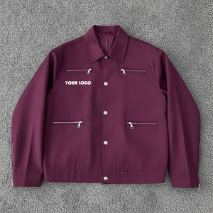 OEM Custom 100% Wool Varsity <b>Jacket</b> for <b>Men</b> Adults and Youth Plus Size <b>Jacket</b> with Embroidered Design Leather Sleeves <b>Jackets</b> - Product Image 6