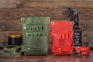 Funda de Cuero Vacuno Premium para Tijeras de Barbero, Protección a Prueba de Olores, Portaherramientas de Cintura para Peluquero LBSH-0012 - Product Image 3