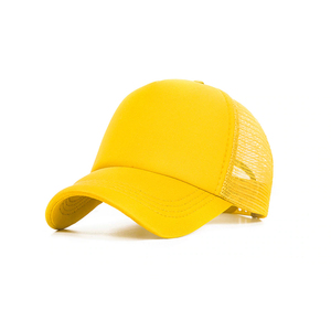 White Red Trucker Cap Mesh Back 6-Panel Adjustable Unisex Casual <b>Hat</b> Spring <b>Summer</b> - Product Image 4
