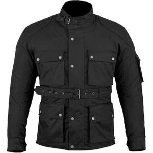 Chaqueta de Motocicleta de Pana para Hombre Bacca Moto con Protección CE, Equipamiento de Carreras, Características Ajustables y Bolsillos Grandes - Product Image 3