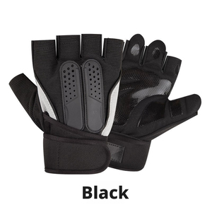 Guantes Deportivos Unisex de Medio Dedo con Malla Transpirable, Antideslizantes, con Correa Ajustable para la Muñeca, para Entrenamiento en Gimnasio y Levantamiento de Pesas - Product Image 1