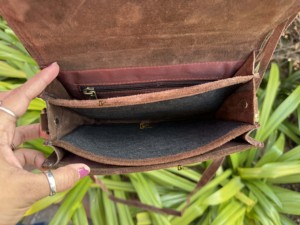 Bolso con flecos de cuero de gamuza Bolso bandolera de cuero para ocultar el pelo Bolsos elegantes Bolsos únicos de alta calidad para mujeres - Product Image 6