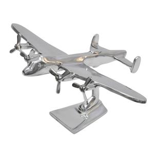 Modèle d'avion artisanal en métal, sur mesure, moulé à la main, finition polie brillante, avec hélice et base, fabriqué en Inde - Product Image 6