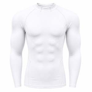 High Quality Anti-UV Protection Breathable Unisex Full Sleeve <b>Compression</b> Rashguard <b>Shirts</b> UPF 50 Polyester/Nylon 240g Fabric - Product Image 1