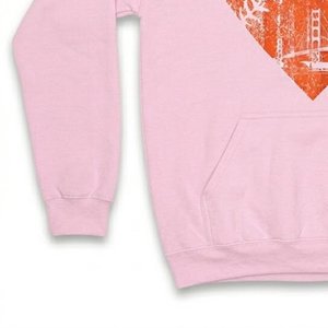 Nueva Sudadera con Capucha Rosa para Mujer con Logotipo Personalizado, Estampado de Corazón de Béisbol, Tejido de Algodón, Transpirable, para Otoño - Product Image 6