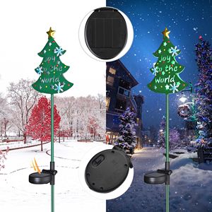 Luce solare albero di natale giardino ecologico decorazione esterna con abbagliante luci LED - Product Image 6