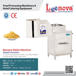 LEENOVA Plantain Banana Chips Making Machine-Stainless Steel AC Electricity Easy Setup & Cleaning - Product Image 1