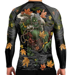 Camiseta de Compresión Rashguard para MMA con Logotipo Personalizable, Impresión Digital, Spandex/Poliéster Ecológico, Unisex, Venta al Por Mayor, Ropa BJJ - Product Image 2