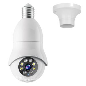 Telecamera di Sicurezza WiFi IP E27 Pan Tilt 1080P FHD con Audio Bidirezionale, Visione Notturna e Luce LED - Product Image 1
