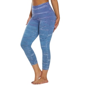 Legging de sport taille mi-haute pour femme, respirant, haute qualité, nouveau design personnalisé, imprimé, pour le yoga et le fitness - Product Image 6
