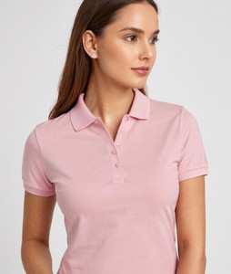 T-shirt personnalisé pour femme, été, décontracté, uni, en polyester/coton tricoté, col rond, manches courtes, anti-plis, séchage rapide - Product Image 6