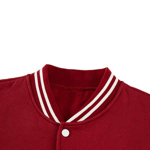 Chaquetas de Hombre al por Mayor con Parches Bordados en Chenilla Personalizados, Chaquetas Bomber con Mangas de Cuero, Chaquetas Varsity de Béisbol con Letras - Product Image 4