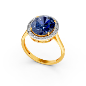 Anillo de Oro Sólido de 14K, 9K, 10K, 18K con Gema de Laboratorio de 6 Quilates, Certificado IGI, RJC, ODM, OEM, Fabricante de Joyería Fina Ética, Venta al por Mayor R102081 - Product Image 1
