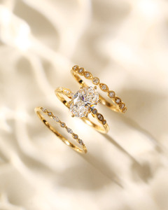 แหวนเพชร IGI Lab Grown ดีไซน์เนอร์ ผลิตจากทองคำแท้ 14K 18K สำหรับผู้หญิง ใช้ในงานหมั้น งานแต่งงาน งานครบรอบ  งานจิวเวลรี่ชั้นดี รูปแบบสั่งทำได้ - Product Image 4