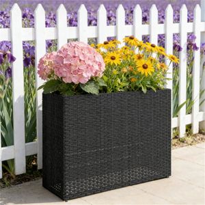 Jardinière surélevée et bac à fleurs élégant pour espaces extérieurs - Product Image 1