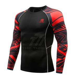 Rashguards pour hommes de qualité supérieure, best-sellers en gros, fabriqués en Spandex/Polyester à prix raisonnable - Product Image 2