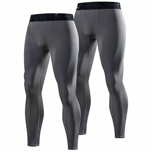 High Performance Customizable <b>Men's</b> <b>Compression</b> Leggings Quick Dry Breathable Outdoor Sports Workout <b>Men</b> <b>Tights</b> Leggings - Product Image 1
