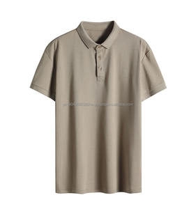 เสื้อโปโลแขนสั้นทรงสูงสำหรับใส่ทำงานเสื้อโปโลแขนสั้นพิมพ์ลายปักโลโก้ออกแบบได้ตามต้องการสำหรับฤดูร้อน - Product Image 1