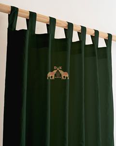 Panneaux de rideaux en coton solide de qualité supérieure, teinture naturelle, pour salon et chambre à coucher - Product Image 4