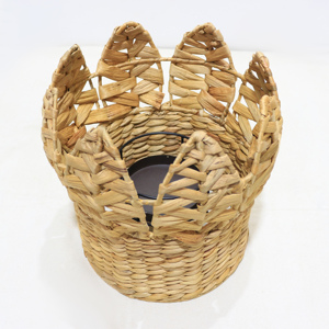 Artex Dong Thap SD1155A-1NA Elegant Handwoven Rattan Storage <b>Basket</b> Natural Home Organizer for Bedroom and <b>Bathroom</b> - Product Image 2