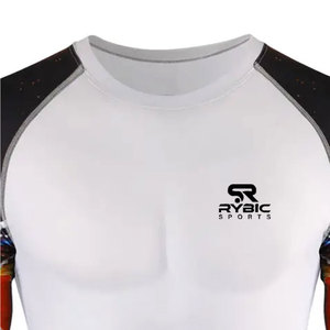 Wholesale Comfortable Men <b>Printing</b> Rash Guard For Summer Beach <b>Surfing</b> High Strength Stitching Performance Wears - Product Image 3