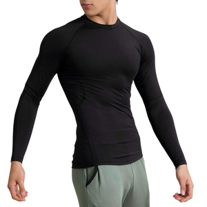 <b>Mens</b> Custom <b>Compression</b> T-<b>Shirt</b> Wholesale Quick Dry Breathable Eco-Friendly Anti-Bacterial Sportswear Fitness Running Gym - Product Image 1