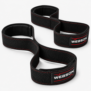 Correas de Levantamiento Webson de Neopreno para Ejercicio y Gimnasio, Ajustables, Ligeras, Antideslizantes, con Cierre Elástico, Unisex - Product Image 6