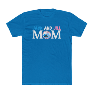 T-shirt bleu pour femme Jack and Jill Legacy Maker Mom, en coton doux, à manches courtes, décontracté, motif fierté familiale - Product Image 1