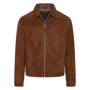 Premium Design <b>Suede</b> Leather <b>Jacket</b> Modern Fashion Wear <b>Suede</b> Leather <b>Jacket</b> Soft Finish With Durable Quality - Product Image 1
