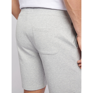 กางเกงขาสั้นผู้ชายสไตล์ลำลอง ผ้าฝ้ายผสมโพลีเอสเตอร์ ฟลีซ 220gsm ด้านหน้าเนื้อนุ่ม สวมใส่สบาย เหมาะสำหรับออกกำลังกายและสตรีทแวร์ รับผลิตตามแบบ OEM แบรนด์ส่วนตัว โรงงาน - Product Image 5