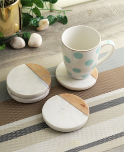 Proveedor de posavasos de piedra: posavasos de piedra hechos a mano de último diseño con acabado suave para el interior de la cocina - Product Image 1