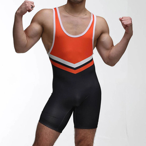 Custom Fashion Sublimation Sportswear Wrestling <b>Singlet</b> Breathable Weightlifting Customized Youth Wrestling Wear <b>Singlet</b> - Product Image 2