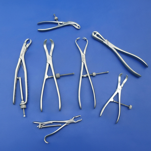 PISSCO Assorted Bone Holding Orthopedic <b>Instruments</b> Set Orthopedic Bone Grasping Forceps <b>Instrument</b> Kit 8 PCS Stainless Steel - Product Image 1